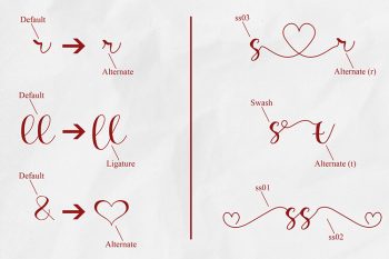 wina aprilina script font