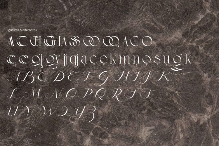 font duo script serif