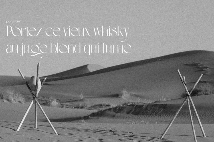 font duo script serif font