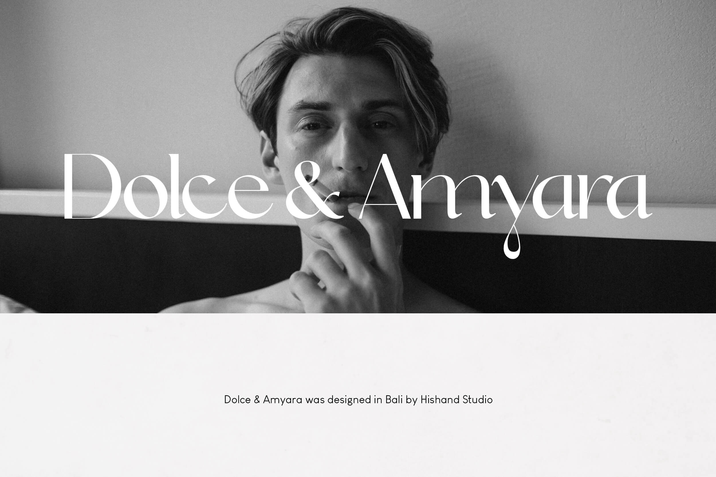 Dolce Amyara Stylish Classy Font