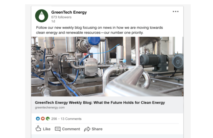 Industry insight LinkedIn post 