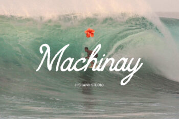 Machinay Script Font